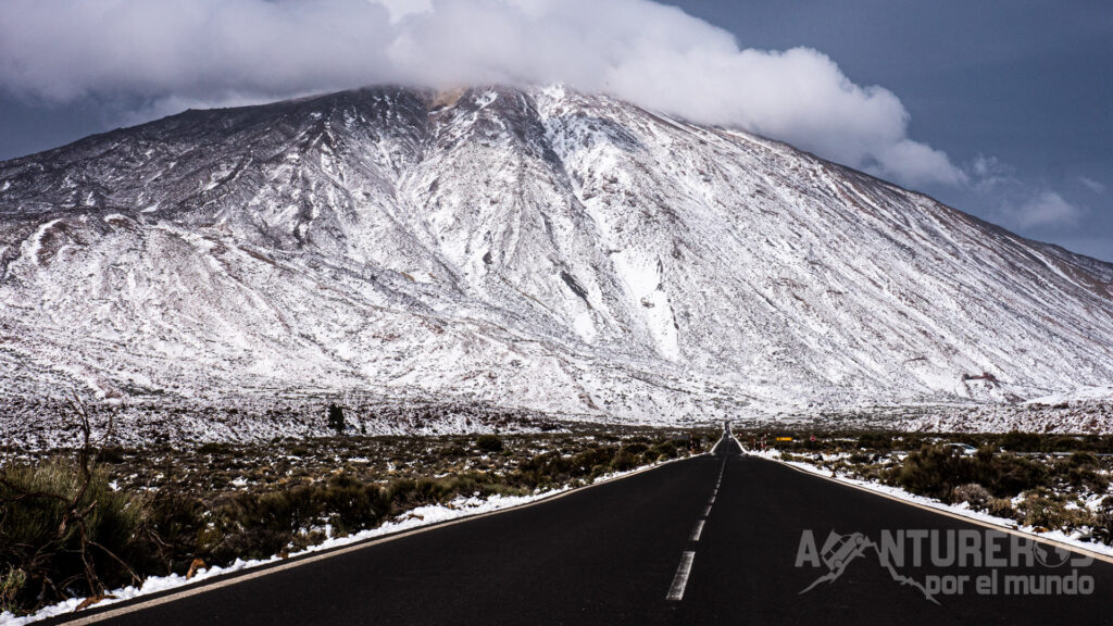 Parque Nacional del Teide nevado
